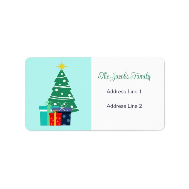 Etiqueta Natal (Frente)