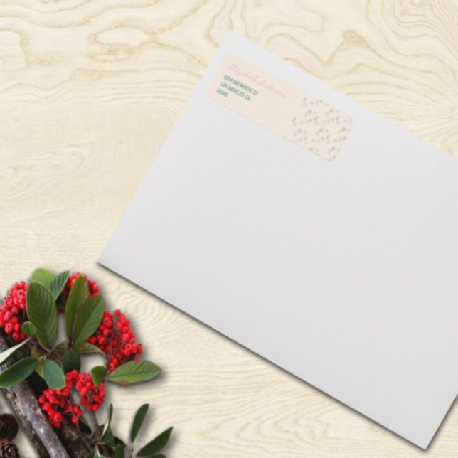 Etiqueta Natal Chic (Criador carregado)
