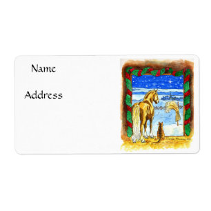 Etiqueta Natal estável