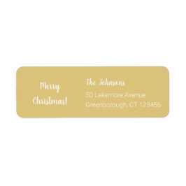 Etiqueta Natal Feliz Natal Moderno