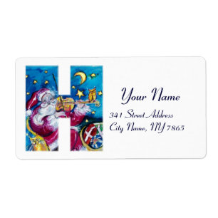 ETIQUETA NATAL H CARTA / PAPAIS NOEIS INSPIRADOS MONOGRAMA