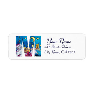 ETIQUETA NATAL M CARTA/PAPAIS NOEIS INSPIRADOS MONOGRAMA