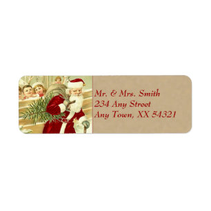 Etiqueta Natal vintage