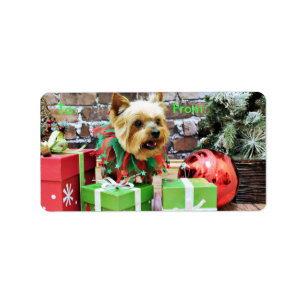 Etiqueta Natal - Yorkie - Willie