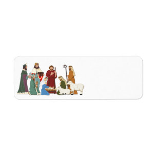 Etiqueta Natividade do Natal
