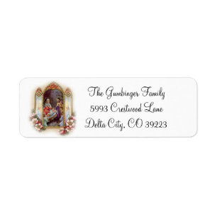 Etiqueta Natividade Jesus Mary Joseph do Natal