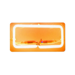 Etiqueta NEON ASSINA Bat Bar Mitzvah Impressão suas própria