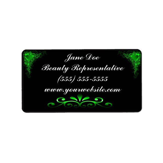 Etiqueta Neon Green Brochure Sticker, Funciona (Frente)
