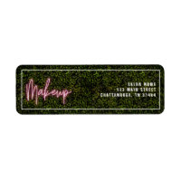 Neon Pink Makeup Artista Cosmetologista Profession