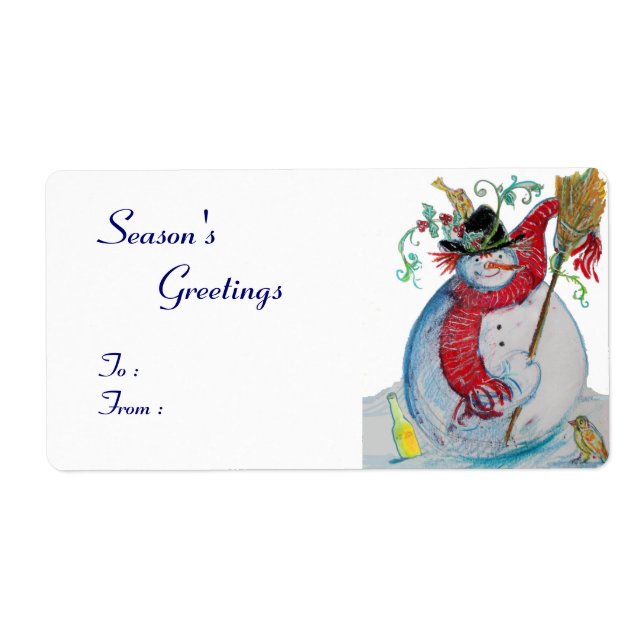 ETIQUETA NEVE BÊBADO COM AVES (Frente)