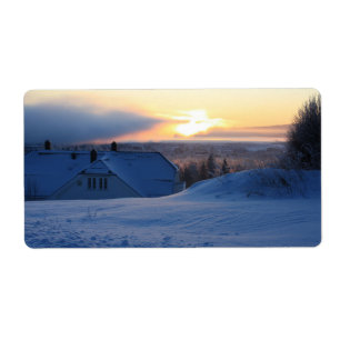 Etiqueta Neve de inverno norueguesa