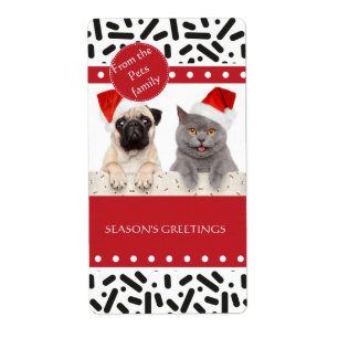 Etiqueta Neve - Papel de carta de Natal e presentes