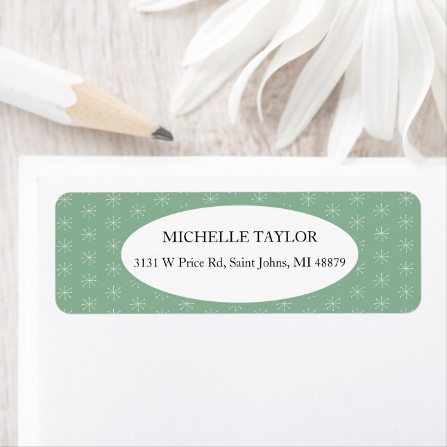 Etiqueta Neve Russa Em Verde (Insitu)