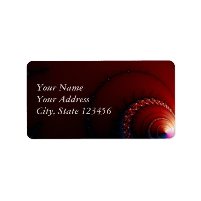 Etiqueta Nips - Arte Fractal (Frente)