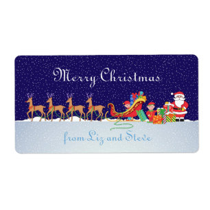 Etiqueta Noite antes do Natal