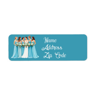 Etiqueta Noiva Elegante Casamento personalizável
