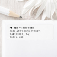 Nome da Família Coração Moderno Minimalista Person