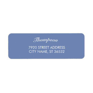 Etiqueta Nome da família Na moda Cinza azul