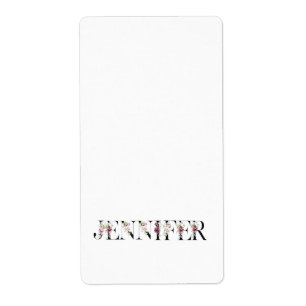 Etiqueta Nome Jennifer