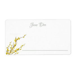 Etiqueta Nome Personalizado Autografado pelo Autor