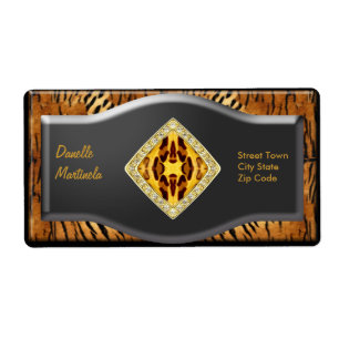 Etiqueta Nome Pessoal Elegante Etiquetas Etiquetas