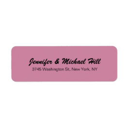 Etiqueta Nome Único da Família de Script Criativo Dusty Ros