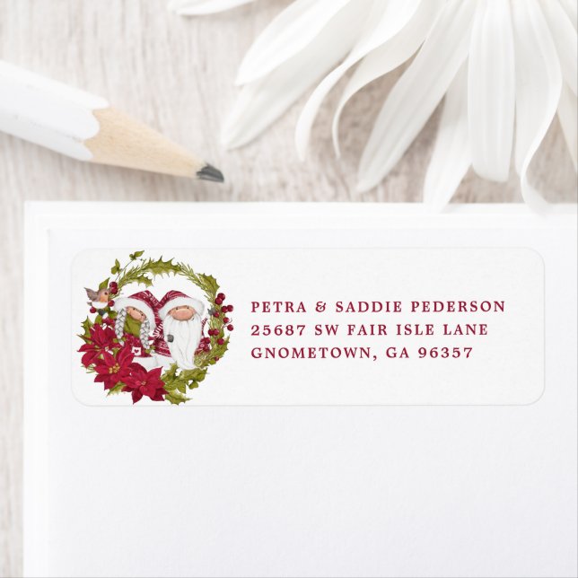 Etiqueta Nórdico Gnomo | Rua de Natal (Insitu)