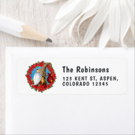 Etiqueta Nórdico Natal Gnomo