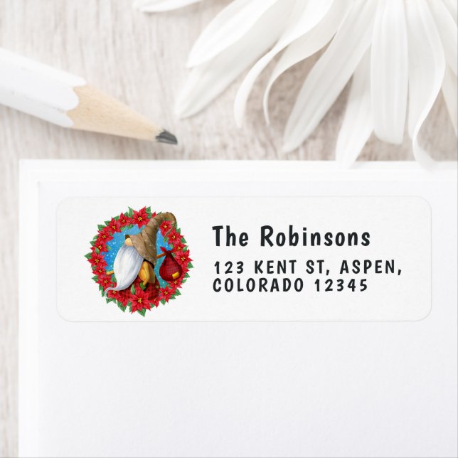 Etiqueta Nórdico Natal Gnomo (Insitu)