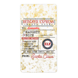 Etiqueta North Pole Express: Special Delivery Tag
