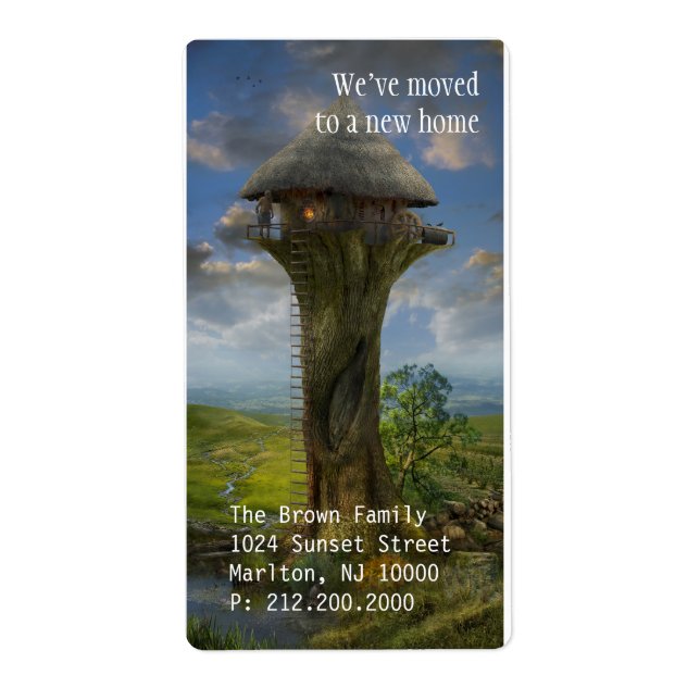 Etiqueta Nós nos movemos | Tree House (Frente)