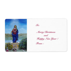 Etiqueta NOSSA SENHORA LUZ Madonna da concepção imaculada