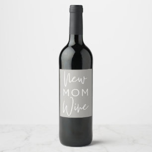 Etiqueta nova do vinho da mamã
