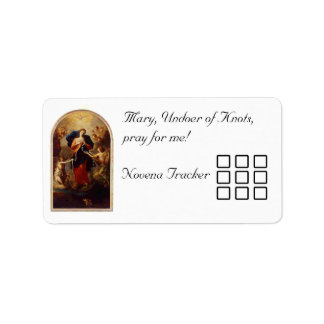 Etiqueta Novena Tracker, Mary Undoer of Knots