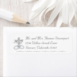 Etiqueta Nuptial Grace Catholic Wedding Return Address