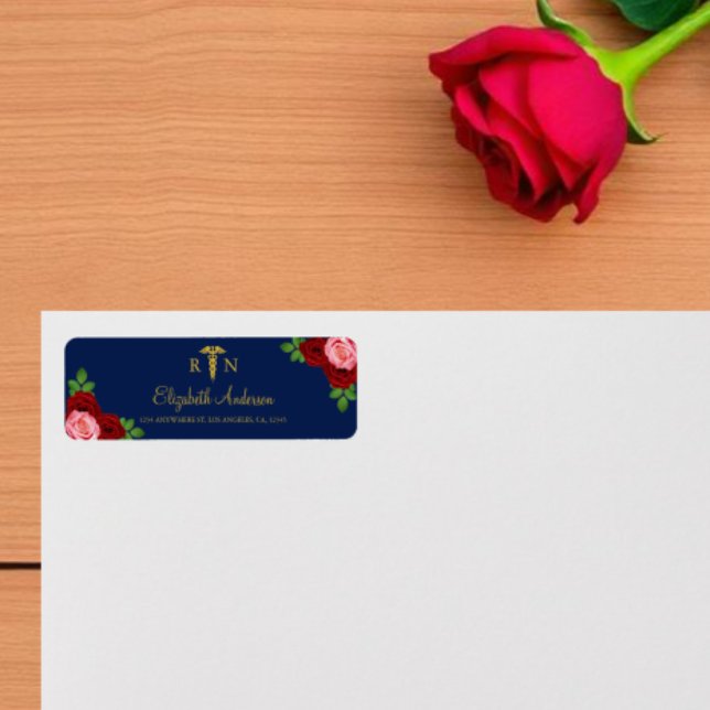 Etiqueta Nurse Graduation (Criador carregado)