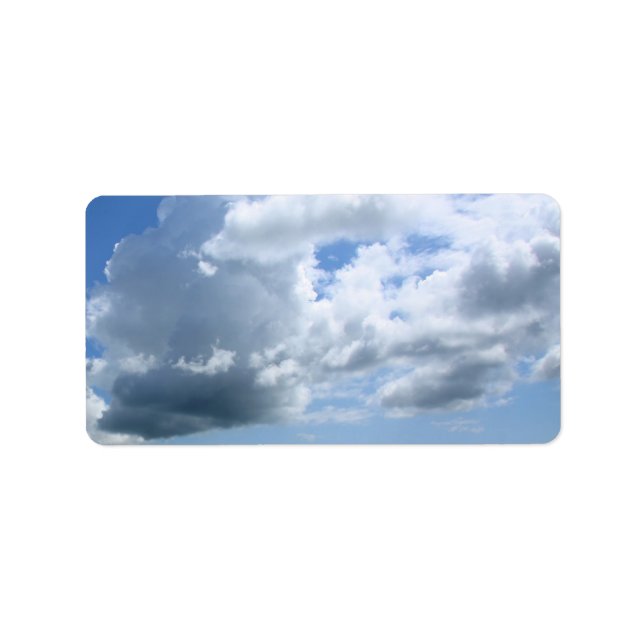 Etiqueta Nuvens grandes (Frente)