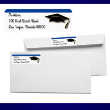 O Boné de formatura Colorido da Escola é Azul