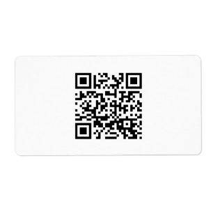 Etiqueta O feliz ano novo! -- Código de QR