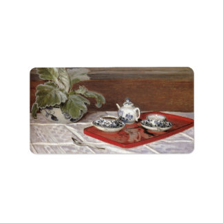 Etiqueta O Tea Set por Claude Monet