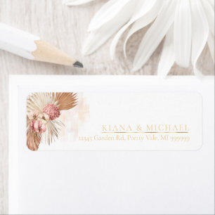Etiqueta Oásis Boho Floral Casamento ID959
