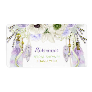 Etiqueta Obrigado ideal do presente da garrafa de água do