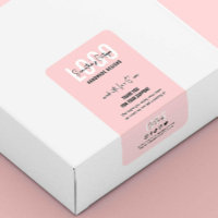 Obrigados cor-de-rosa e brancos para encapsulament