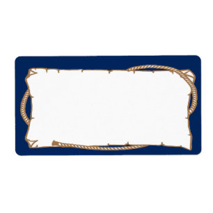 Etiqueta Ocidental Com Nome de etiqueta De Festa D