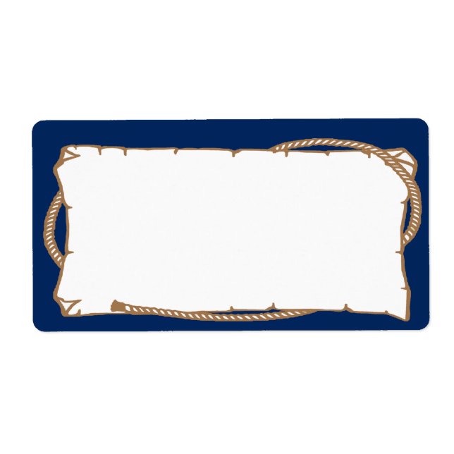 Etiqueta Ocidental Com Nome de etiqueta De Festa D (Frente)