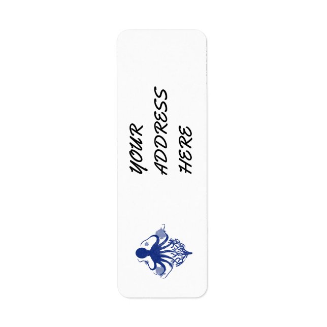 Etiqueta Octopus (fundo leve) (Frente)