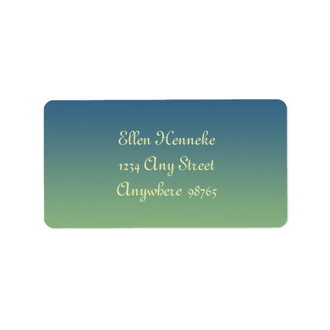 Etiqueta Octopus Garden (Frente)