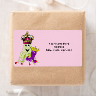 Etiqueta Octopus King Queen Labels