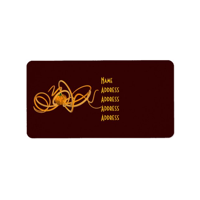 Etiqueta Octopus Laranja (Frente)