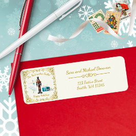 Etiqueta Ode to The Nutcracker Ballet Icon Address Label